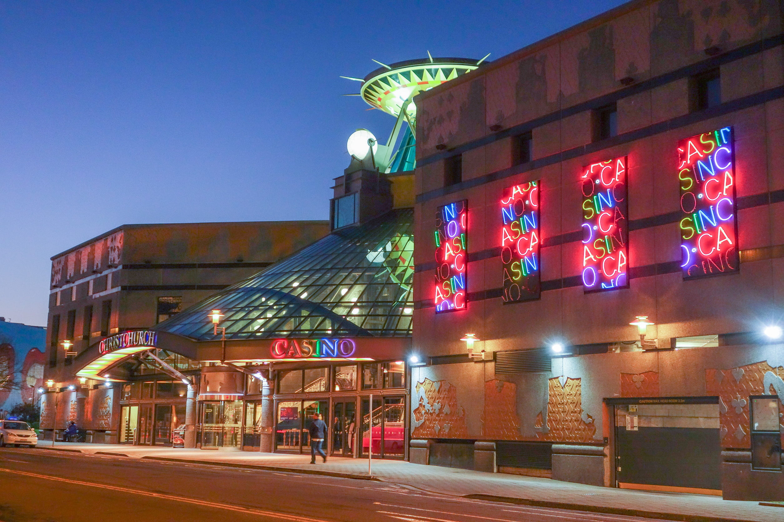The Christchurch Casino, renowned as one of New Zealand's premier gambling establishments.